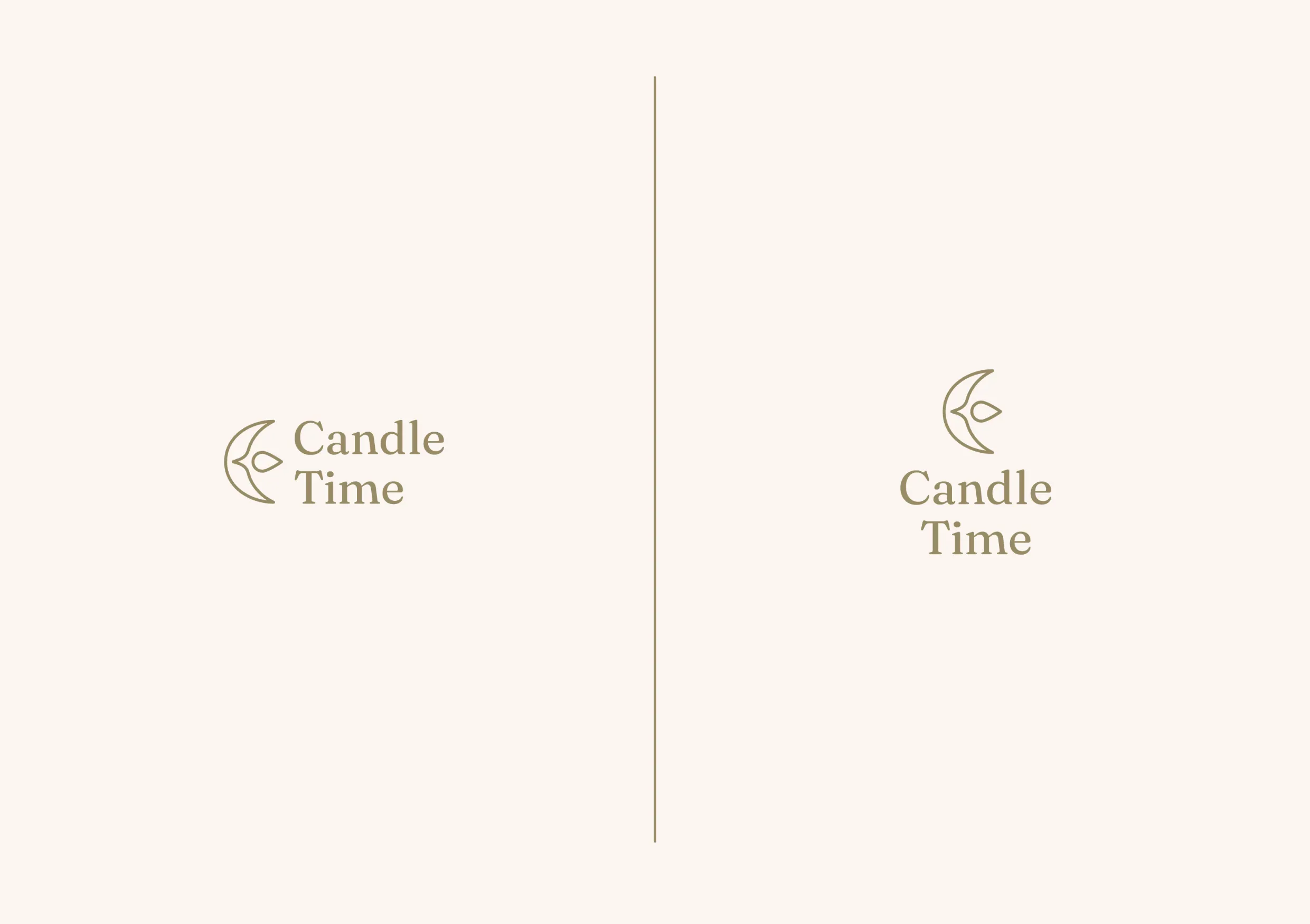 Candle Time logo variations