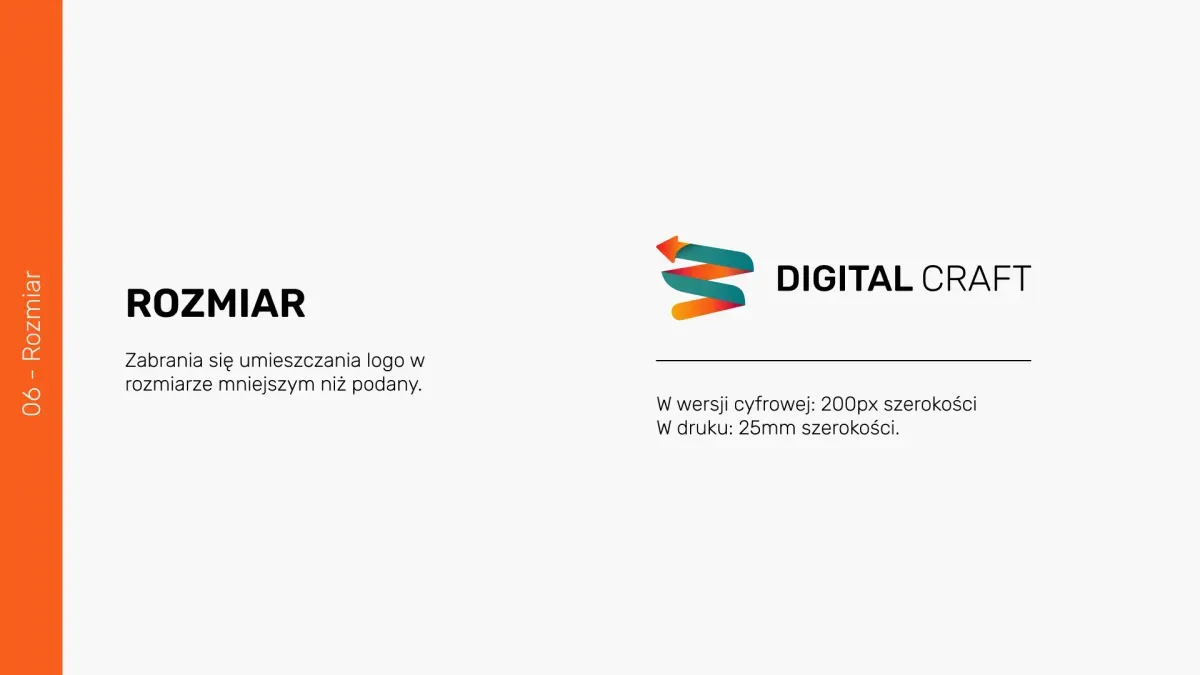 Digital Craft logo guidelines page 8