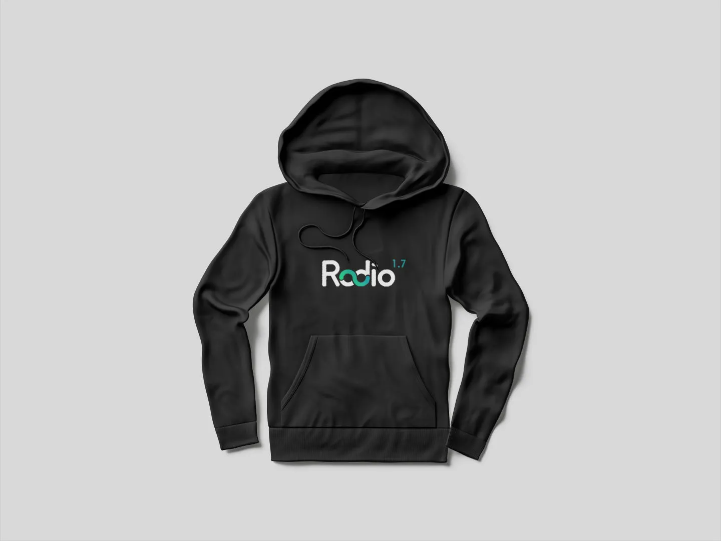 Logo on sweatshirt